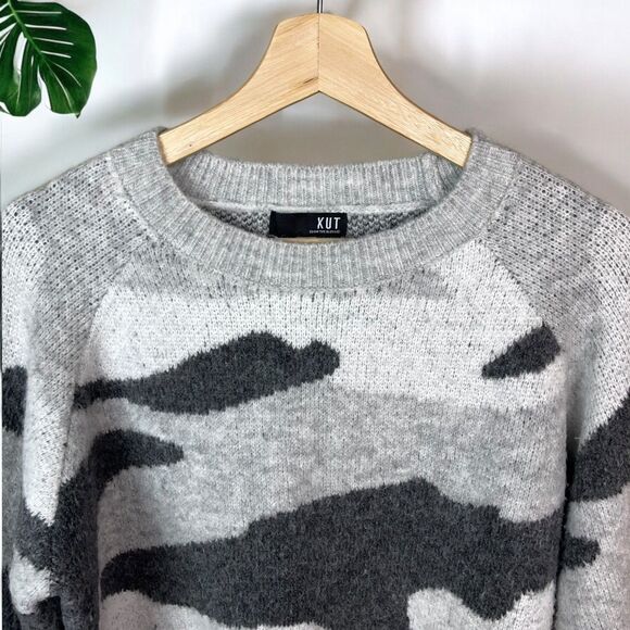 Kut from the Kloth Zya Camo Knit Sweater - Picture 8 of 10